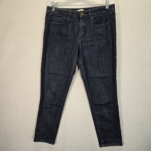 COLDWATER CREEK Brand Stretch Ladies Dark Denim Jeans Size 12